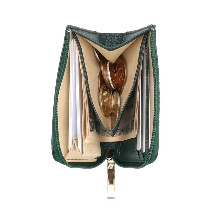 atelierAtaoのミニ財布|milimo(ミリモ)|ケリー|ボタニカルグリーン|キャッシュレス対応 - Image 6