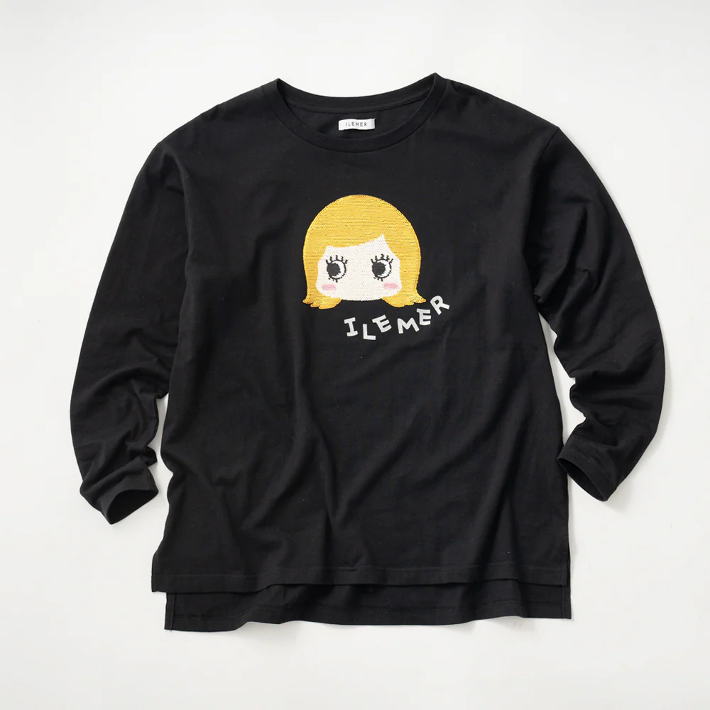 イーマリースパンコール長袖Tシャツ(大人) - Image 3
