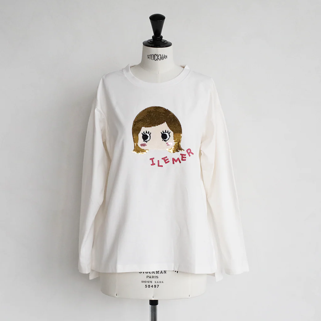 イーマリースパンコール長袖Tシャツ(大人) - Image 5