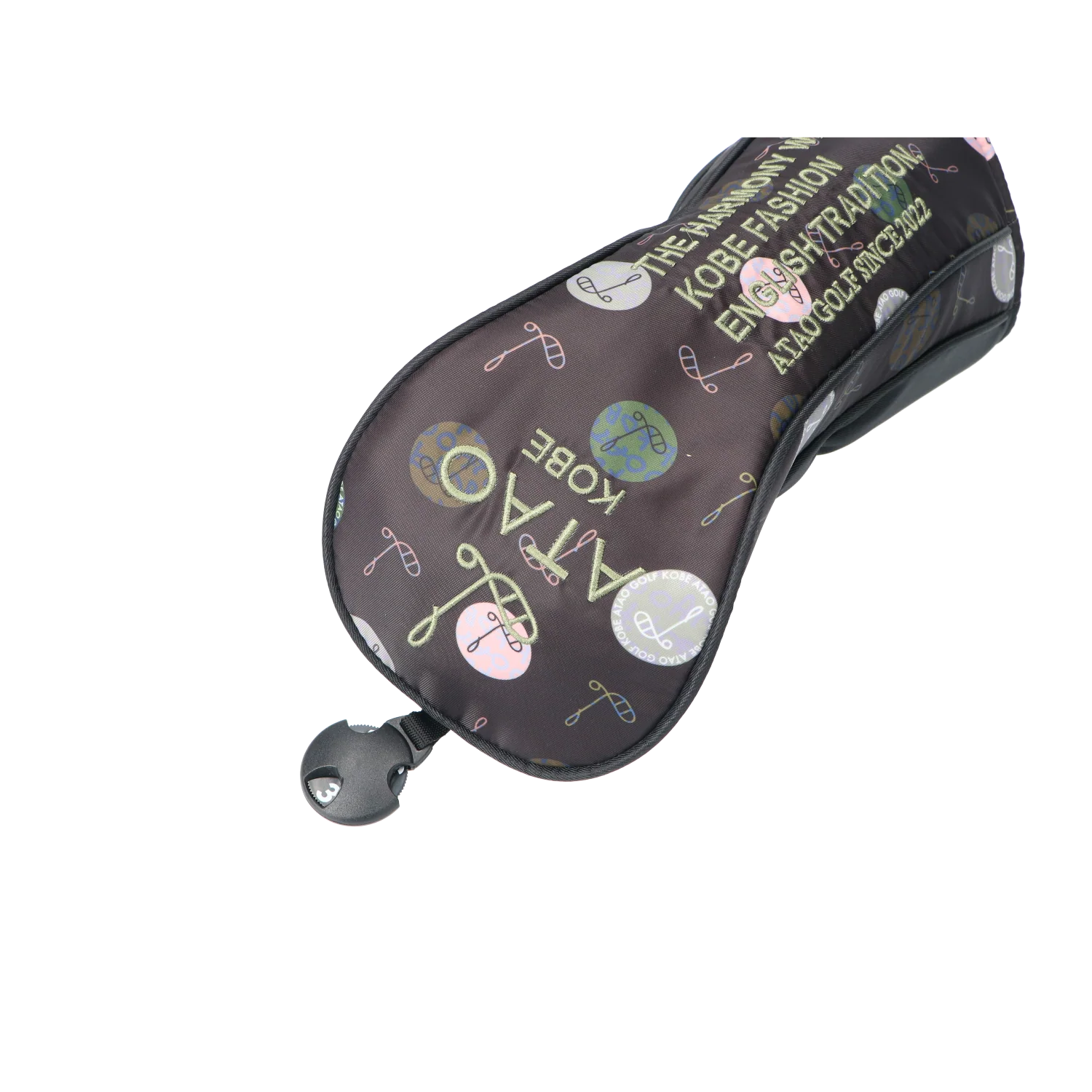 フェアウェイウッドカバー(ハーモニードットライン)/ATAOゴルフ/ブラック - Image 5
