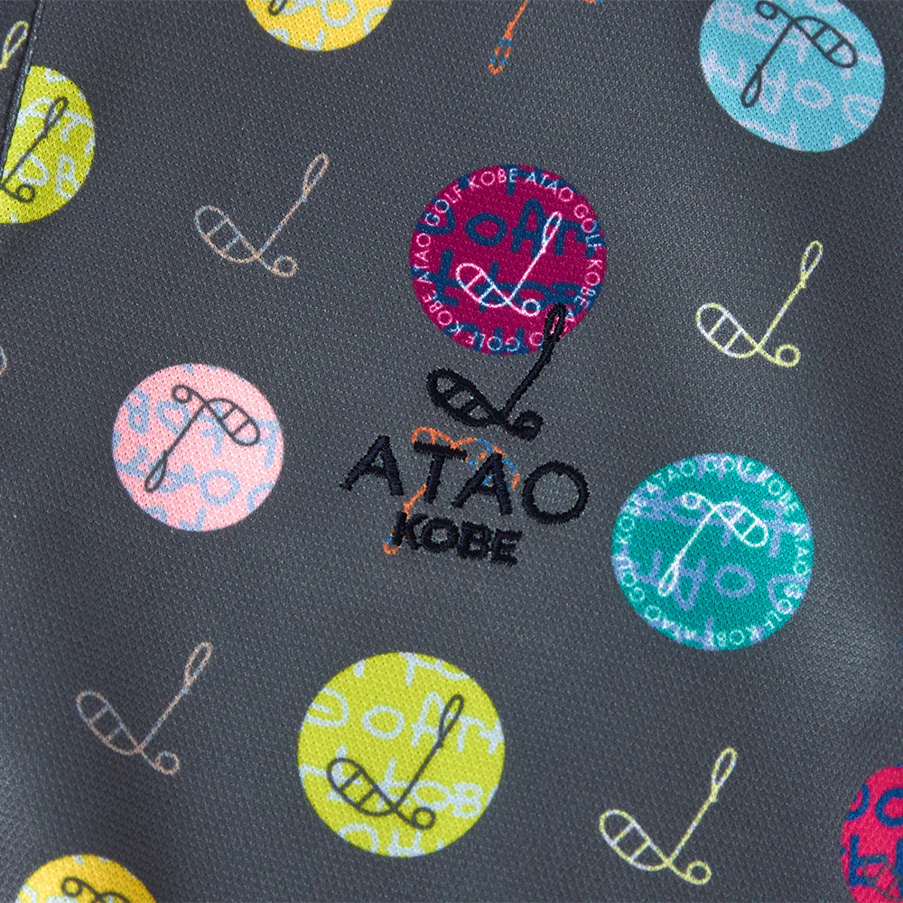 ポロシャツ(ハーモニードットライン)/ATAOゴルフ/トゥルーグレー - Image 3