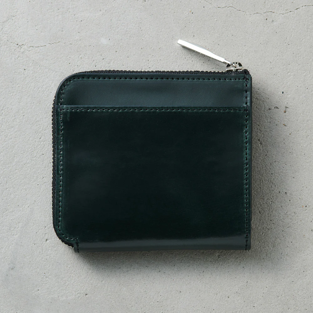 【限定】希少なコードバンのミニ財布|銀糸で刺繍されたホワイトタイガー(白虎) - Image 4